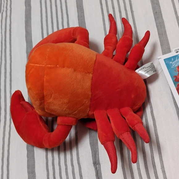 DISNEY Lobster Sebastian Plush The Little Mermaid NWT Under the Sea - Picture 4 of 4